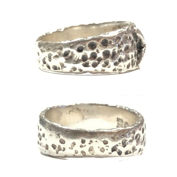 James Avery Ichtus Textured Band Ring 925 Sterling Silver Sz 7 - Picture 4 of 6